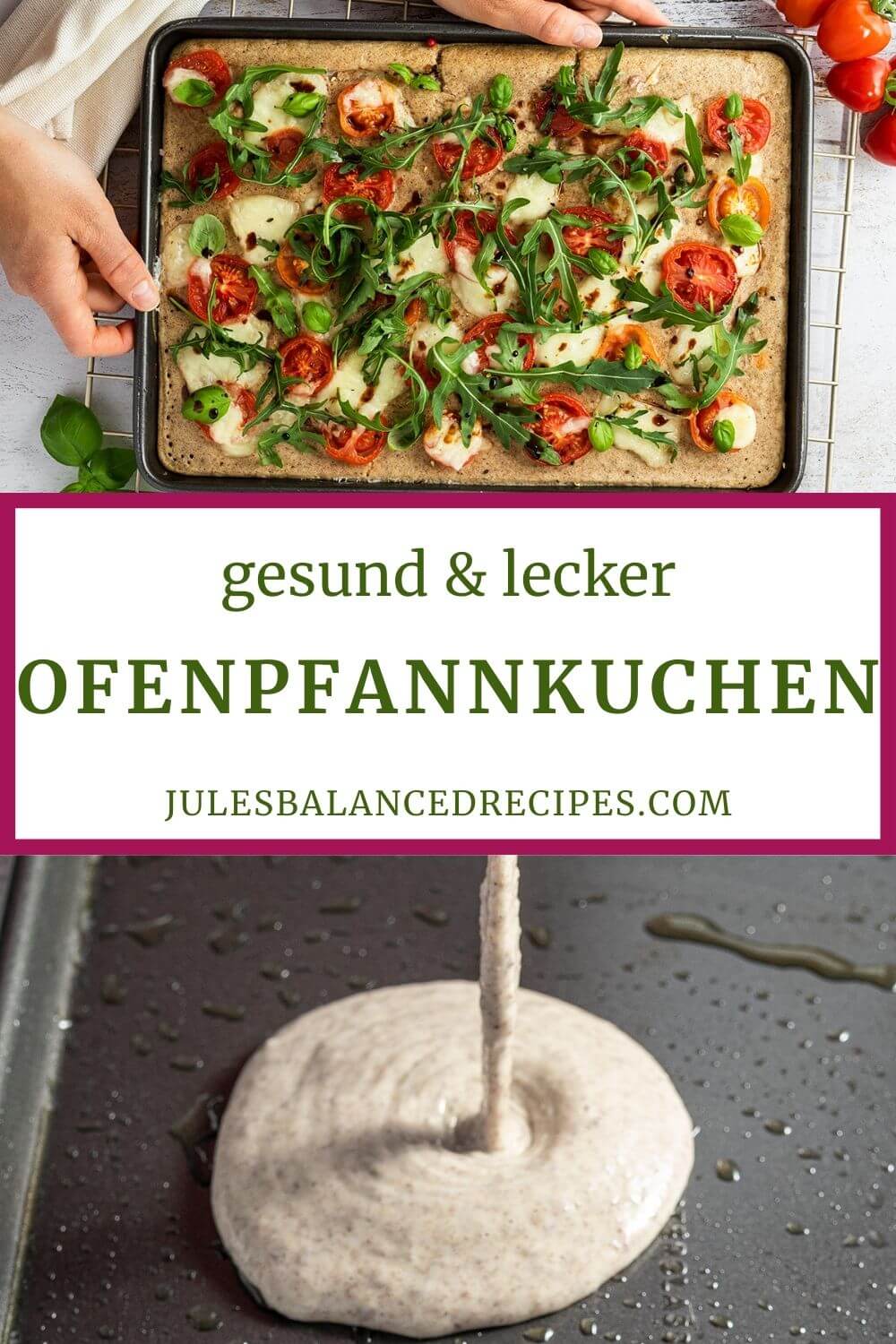 Einfacher, herzhafter Ofenpfannkuchen • Jules Balanced Recipes